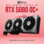 MSI GeForce RTX™ 5080 16GB VENTUS 3X OC PLUS