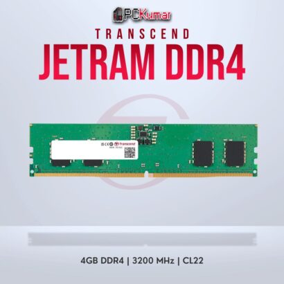 Transcend 4GB JM DDR4 3200 SO-DIMM 1Rx8 512Mx8 CL22 1.2V for everyday computing.