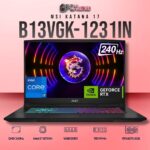 MSI Katana 17 B13VGK-1231IN laptop with i7-13700H, RTX 4070, 16GB RAM, 1TB storage, and a 17.3-inch QHD 240Hz display.