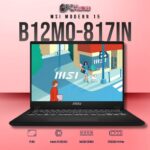 MSI Modern 15 B12MO-817IN laptop featuring i5-1235U, UMA, 16GB RAM, 512GB storage, and a 15.6-inch FHD display.