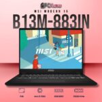 MSI Modern 15 B13M-883IN laptop with i3-1315U, UMA, 8GB RAM, 512GB storage, and a 15.6-inch FHD display.