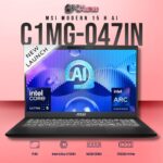 MSI Modern 15 C1MG-047IN laptop with Core 5 125H, UMA, 16GB RAM, 512GB storage, and a 15.6-inch FHD display.