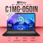 MSI Modern 15 C1MG-050IN laptop with Core 5 125H, UMA, 8GB RAM, 512GB storage, and a 15.6-inch FHD display.