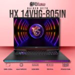 MSI Raider GE68 HX 14VHG-460IN laptop with i9-14900HX, RTX 4080, 32GB RAM, 1TB storage, and a 16-inch QHD+ 240Hz display.
