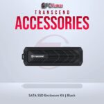 Transcend M.2 PCIe/SATA SSD enclosure kit compatible with multiple M.2 sizes.