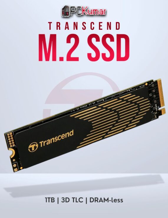 Transcend 1TB M.2 PCIe Gen4x4 NVMe SSD with 3D TLC for multitasking.