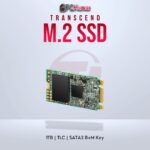 Transcend 1TB M.2 2242 SATA3 SSD with 3D TLC for high-capacity storage.