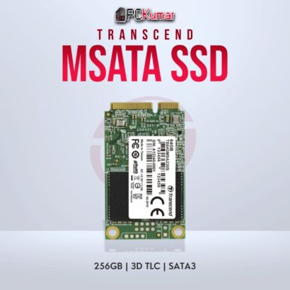 Transcend 256GB mSATA SSD with 3D TLC for smooth multitasking.