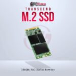 Transcend 256GB M.2 2260 SATA3 SSD with MLC for smooth multitasking.