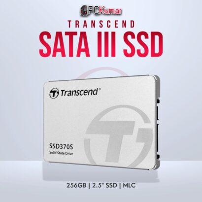 Transcend 256GB 2.5 inch SATA3 SSD with MLC for reliable multitasking.