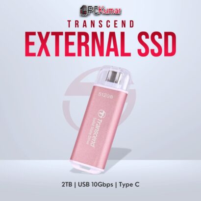 Transcend 2TB USB External SSD with 10Gbps Type-C for large storage.