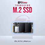 Transcend 2TB M.2 PCIe Gen4x4 NVMe SSD with 3D TLC for large capacity.