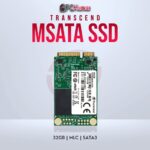 Transcend 32GB mSATA SSD with MLC for reliable storage.