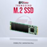 Transcend 512GB M.2 2280 SATA3 SSD single-sided with 3D TLC for fast storage.