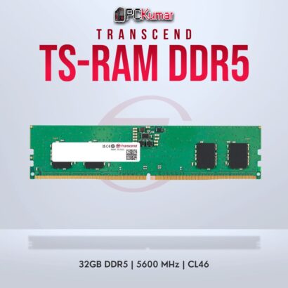 Transcend 32GB DDR5 5600 SO-DIMM 2Rx8 2Gx8 CL46 1.1V for advanced computing.