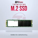 Transcend 960GB M.2 2280 SATA3 SSD with 3D TLC for high-capacity storage.