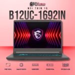 MSI Thin 15 B12UC-1692IN laptop featuring i5-12450H, RTX 3050, 16GB RAM, 512GB storage, and a 15.6-inch FHD 144Hz display