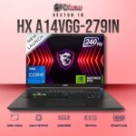 MSI Vector 16 A14VGG-279IN laptop with i7-14700HX, RTX 4070, 16GB RAM, 1TB storage, and a 16-inch QHD+ 240Hz display.