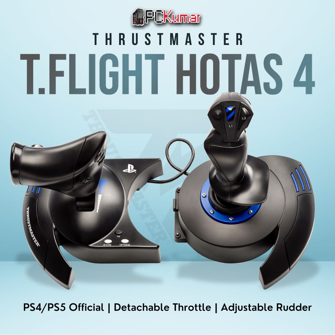 Thrustmaster T.Flight HOTAS 4 – Official PS4/PS5 & PC Flight