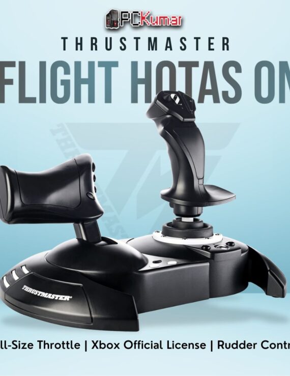 Thrustmaster T.Flight HOTAS One providing a multi-axis flight solution for Xbox and PC with a detachable throttle.