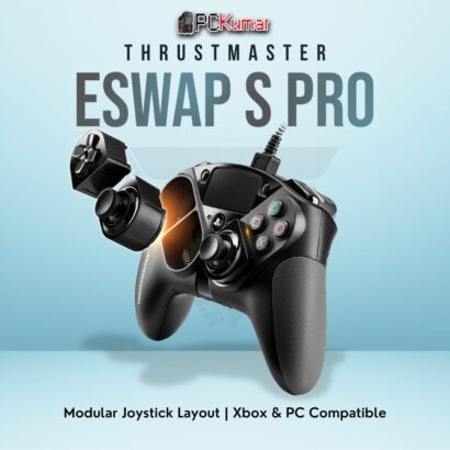 Thrustmaster ESWAP S Pro Controller featuring swappable modules and precision controls for Xbox and PC.