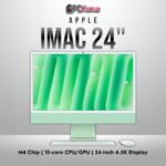 Green iMac 24-inch M4 with 10C CPU/GPU, 24GB memory, 512GB SSD.