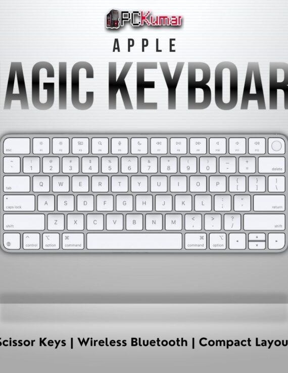 Apple Magic Keyboard in US English layout, wireless design for Mac or iPad.