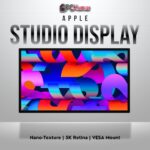 Apple Studio Display nano-texture with VESA mount adapter, 27-inch 5K resolution.