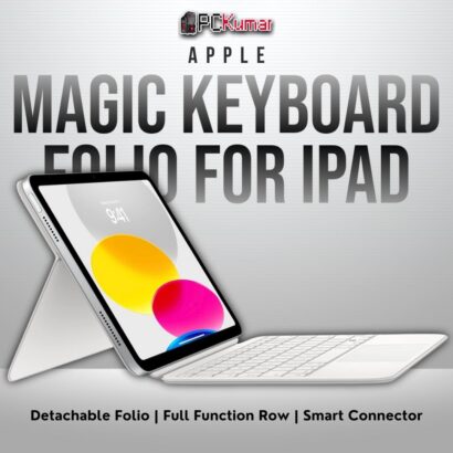 Magic Keyboard Folio for iPad 10th gen, detachable keyboard with function keys, US English.