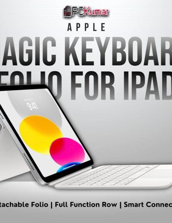 Magic Keyboard Folio for iPad 10th gen, detachable keyboard with function keys, US English.