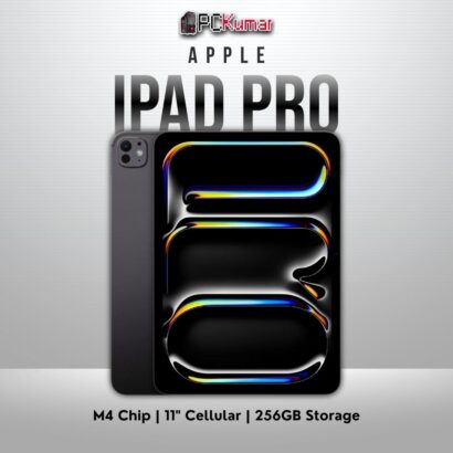 Space Black 11-inch iPad Pro M4 WiFi + Cellular, 256GB storage, standard glass.