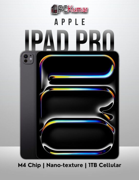 Space Black 11-inch iPad Pro M4, 1TB WiFi+Cellular with Nano-texture glass.