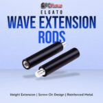 Elgato Wave Extension Rods in a sleek cylindrical shape, boosting microphone arm height for better mic placement.