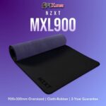 Black NZXT MXL900 large-format mouse pad offering extended coverage for immersive gaming or workspace setups.