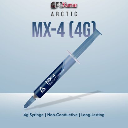 Arctic MX-4 4g thermal paste in a small syringe applicator, suitable for CPU/GPU installations.