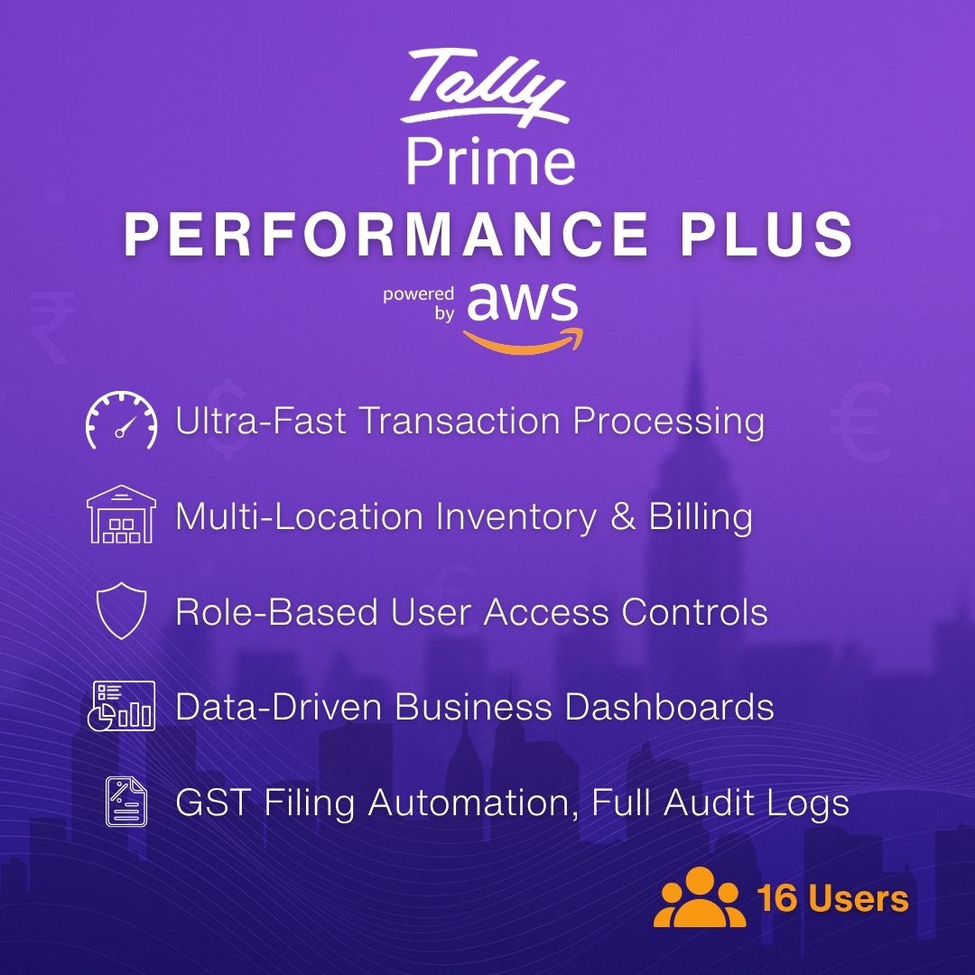 Tally Prime Performance Plus (16 User)