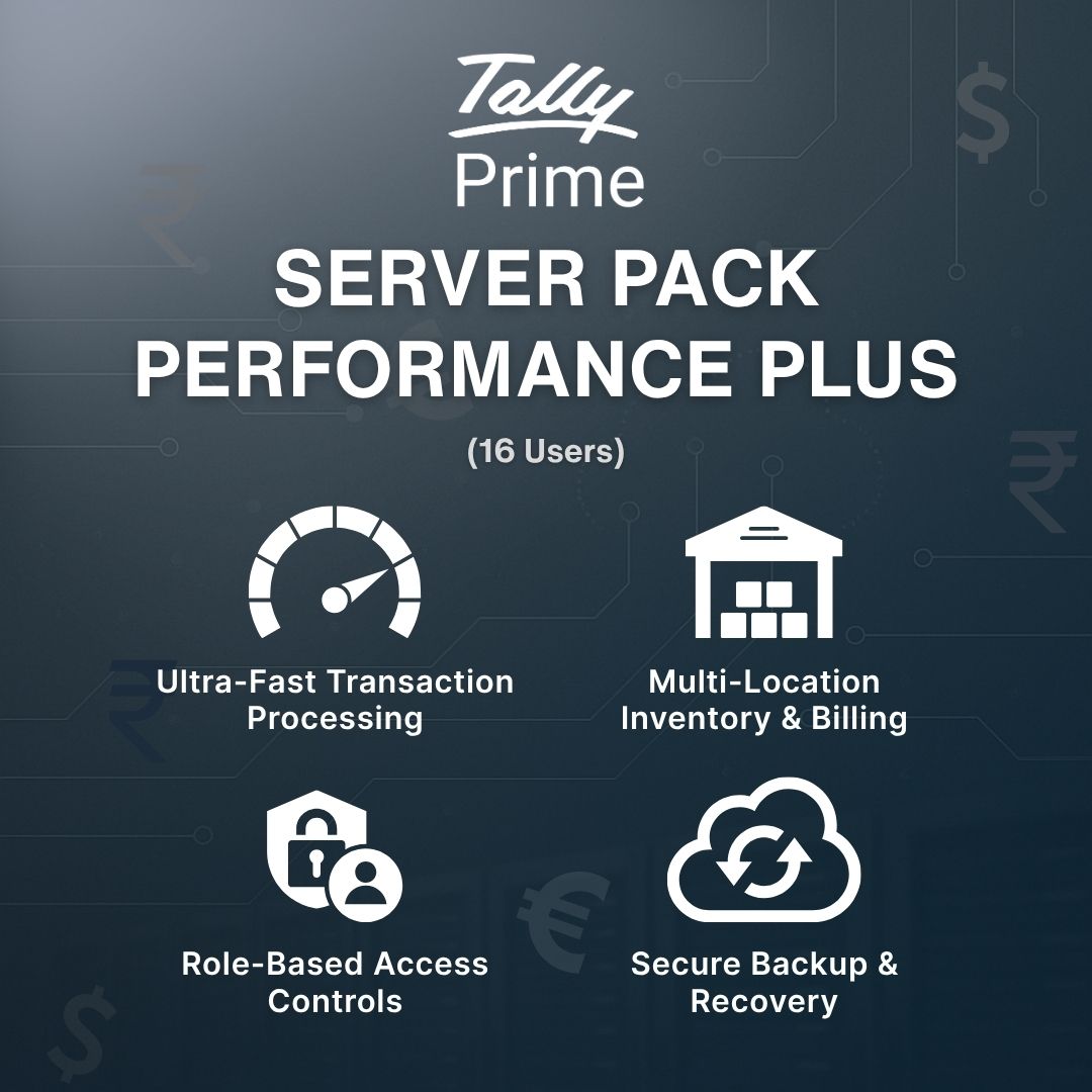 Tally Prime Server Pack Performance Plus (16 Users)