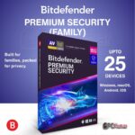 Buy Bitdefender - Premium Security Family - Upto 25 Devices