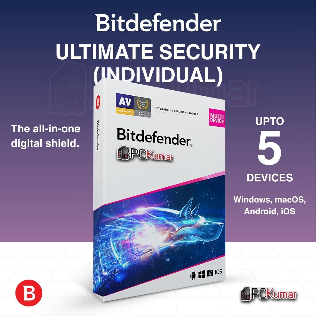 Buy Bitdefender Ultimate Security Individual - Upto 5 Devices