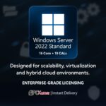 Windows Server 2022 Standard CAL 16 Core License Pack + 10 CALS