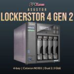ASUSTOR LOCKERSTOR 4 GEN 2 AS6704T 4 Bay NAS Box with + 4 NVMe for storage and caching by PCKumar