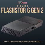ASUSTOR FLASHSTOR 6 GEN 2 S6806X 6 Bay NVMe NAS Box AMD Ryzen, by PCKumar