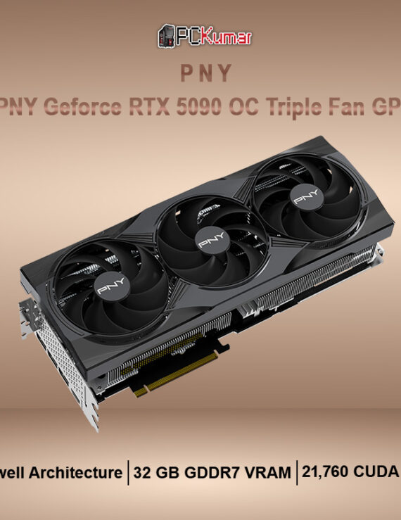 PNY GeForce RTX™ 5090 Overclocked Triple Fan GPU