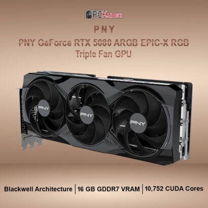 PNY GeForce RTX™ 5080 ARGB EPIC-X RGB™ Triple Fan GPU