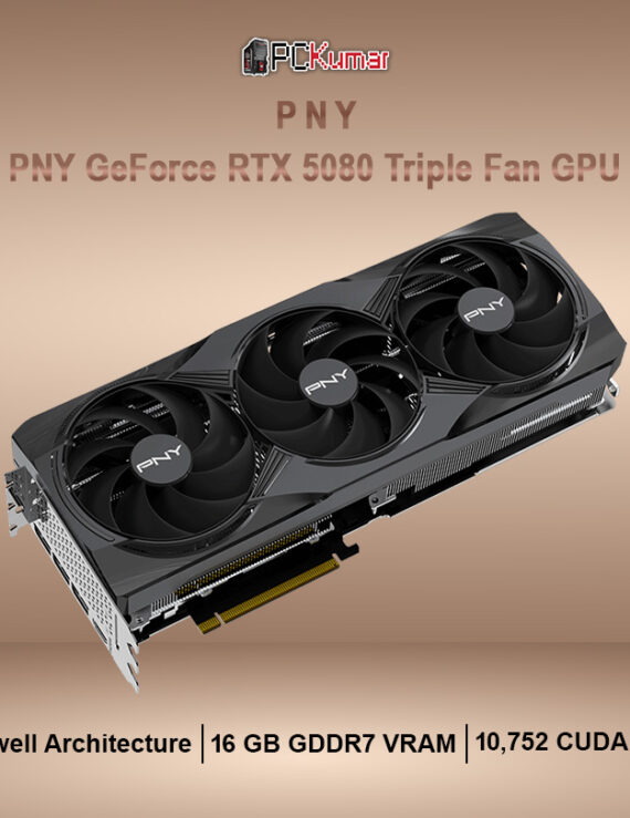 PNY GeForce RTX™ 5080 Triple Fan GPU