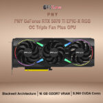PNY GeForce RTX™ 5070 Ti EPIC-X RGB™ Overclocked Triple Fan Plus GPU