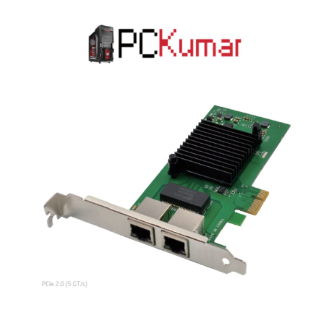 PCIe x1 I340 Dual-RJ45 Copper Gigabit Ethernet NIC