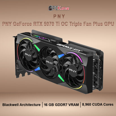 PNY GeForce RTX™ 5070 Ti Overclocked Triple Fan Plus GPU