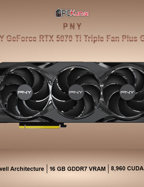 PNY GeForce RTX™ 5070 Ti Triple Fan Plus GPU