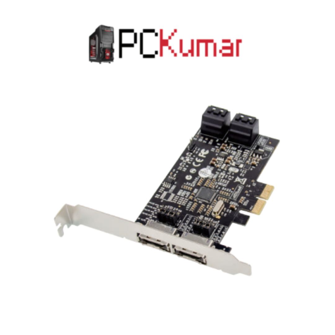 PCIe x2 88SE9230 2-eSATA & 4-SATA Gen3 RAID Card